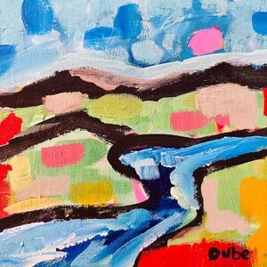 Original Painting Modern Impressionism Collectible Southwest Landscape 8" x 10"